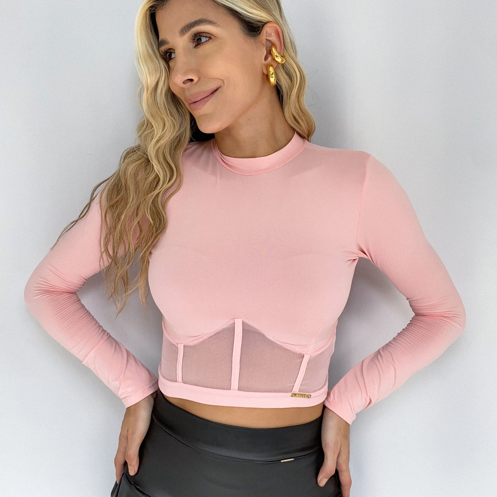 Blusa manga larga mayatex