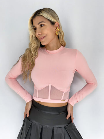 Blusa manga larga mayatex