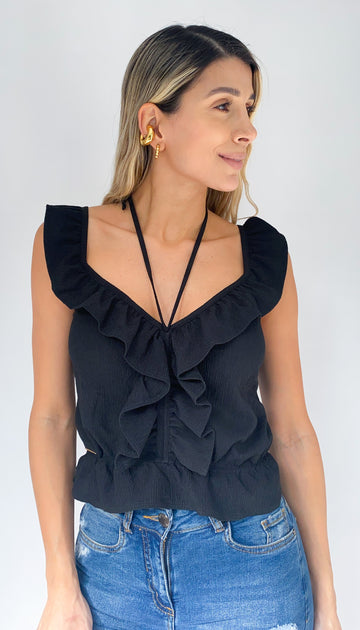 Blusa Tiras Cruza Bolero