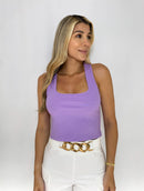 Blusa manga sisa cuello redondo