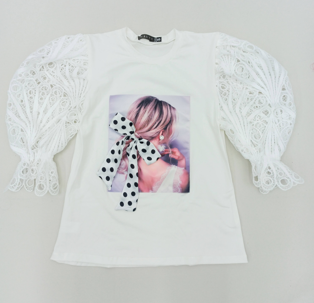 Blusa manga corta bipiure