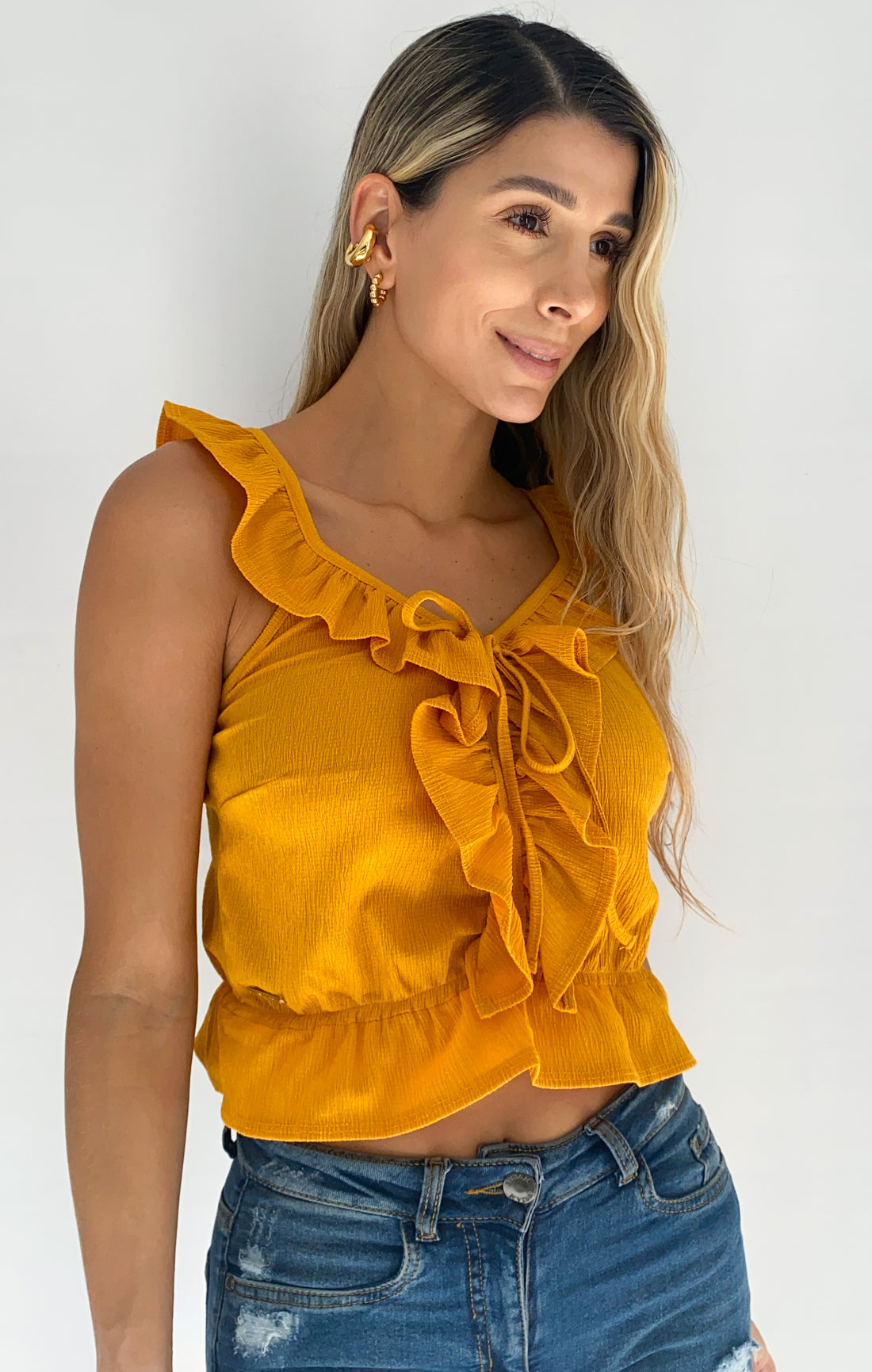 Blusa Tiras Cruza Bolero