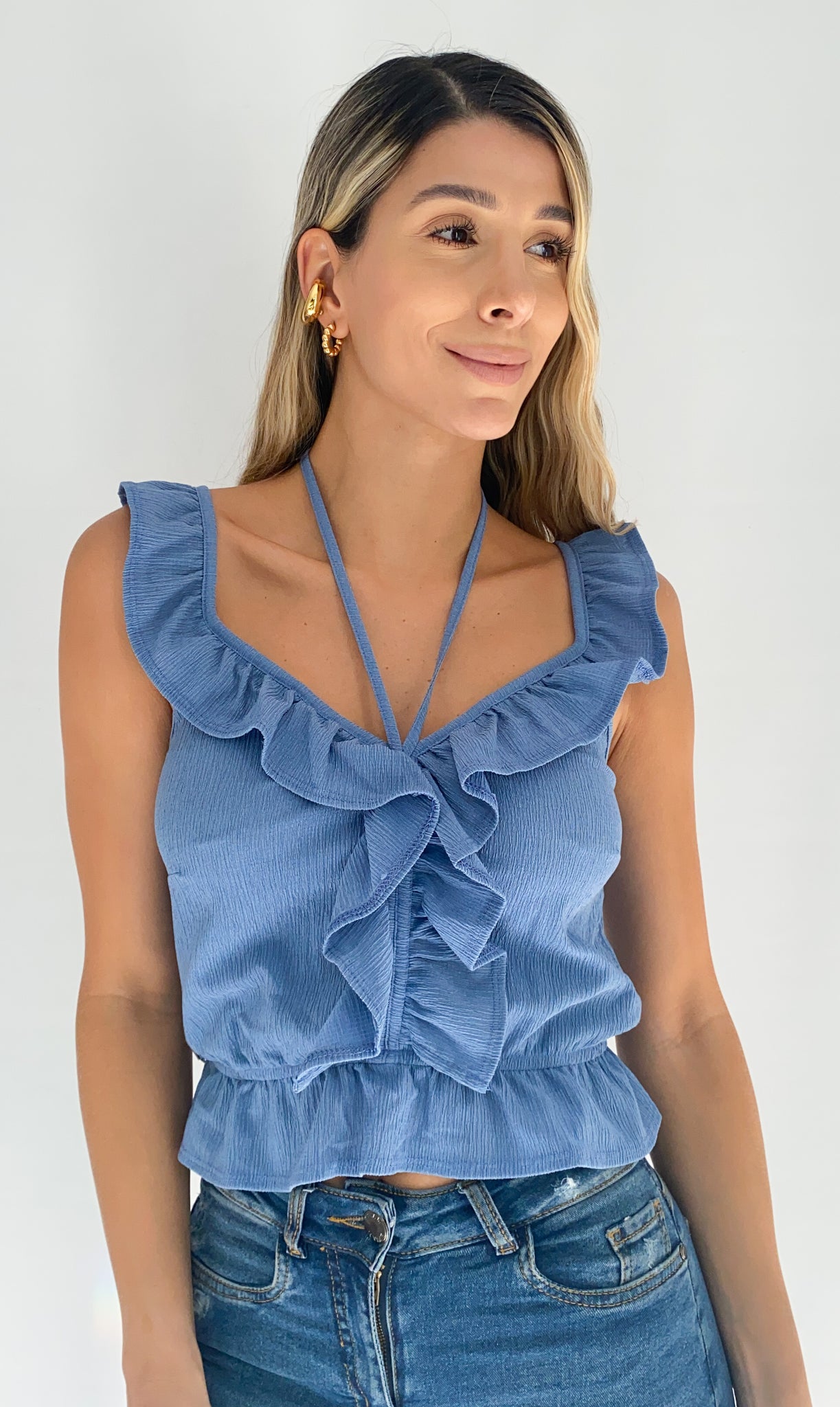 Blusa Tiras Cruza Bolero