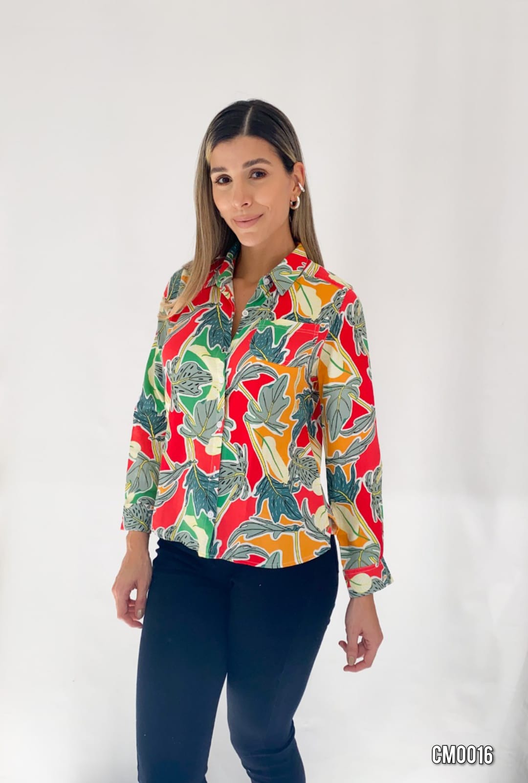 Camisera Manga Larga Estampada