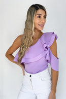 Body Asimetrico 2Mangas