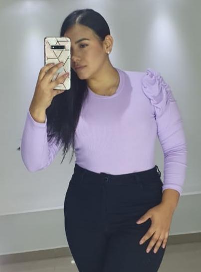 Blusa Manga Larga Bombacha Talla Plus
