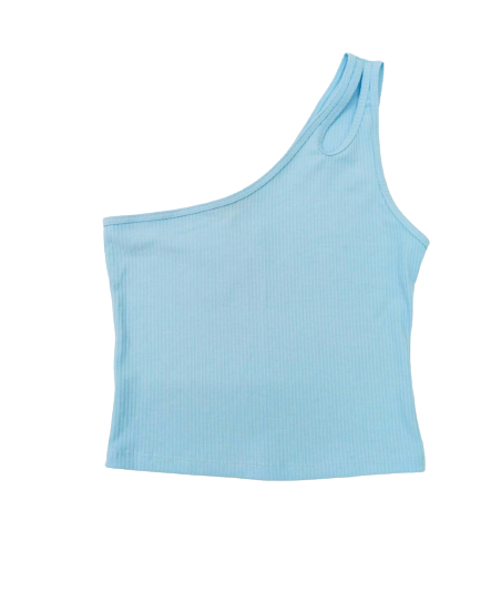 Blusa Asimétrica Manga Con Abertura