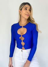 Cargar imagen en el visor de la galería, Body manga larga aros adelante
