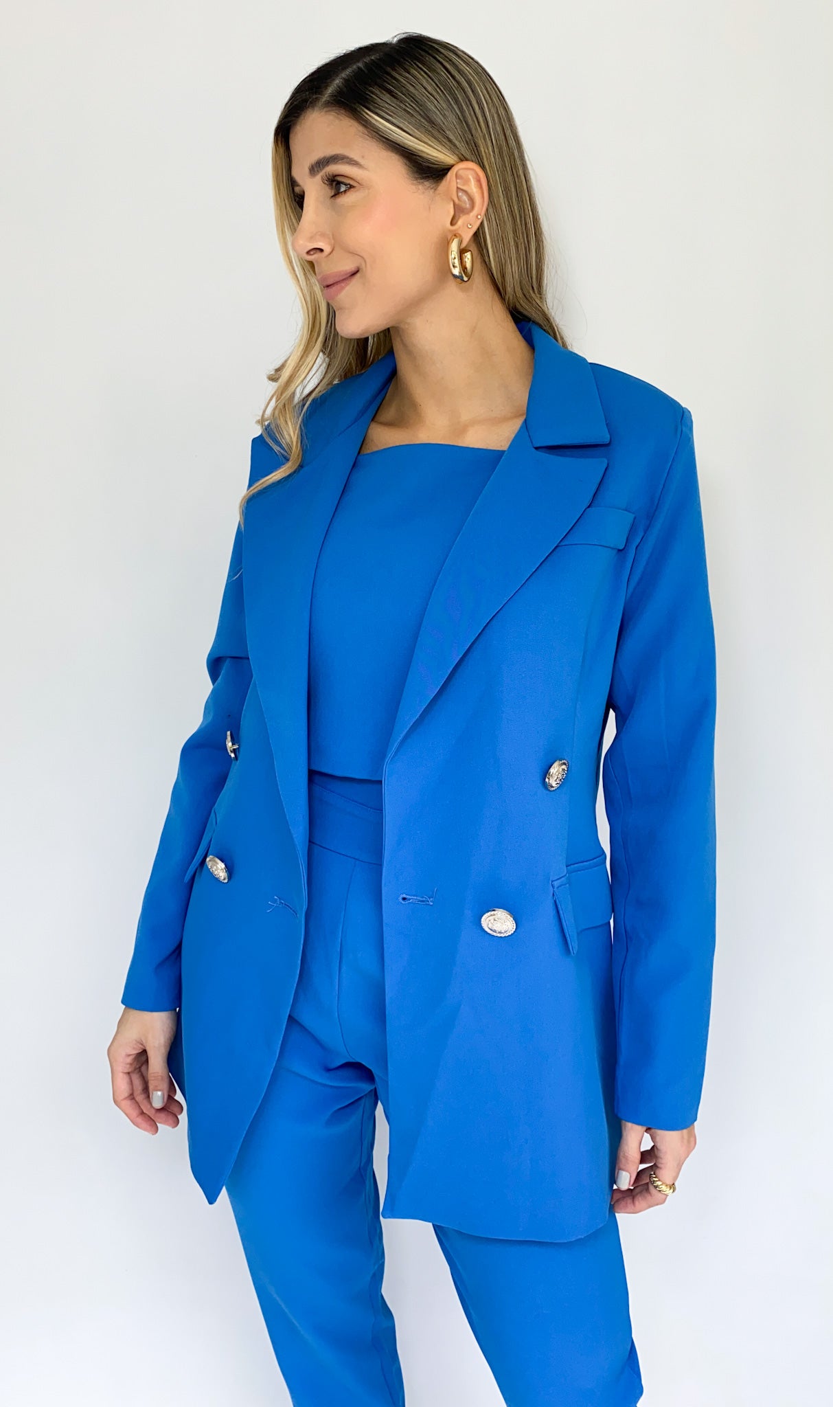 Conjunto blazer x3 blusa pantalón