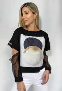 Buso aplique circulo gorra