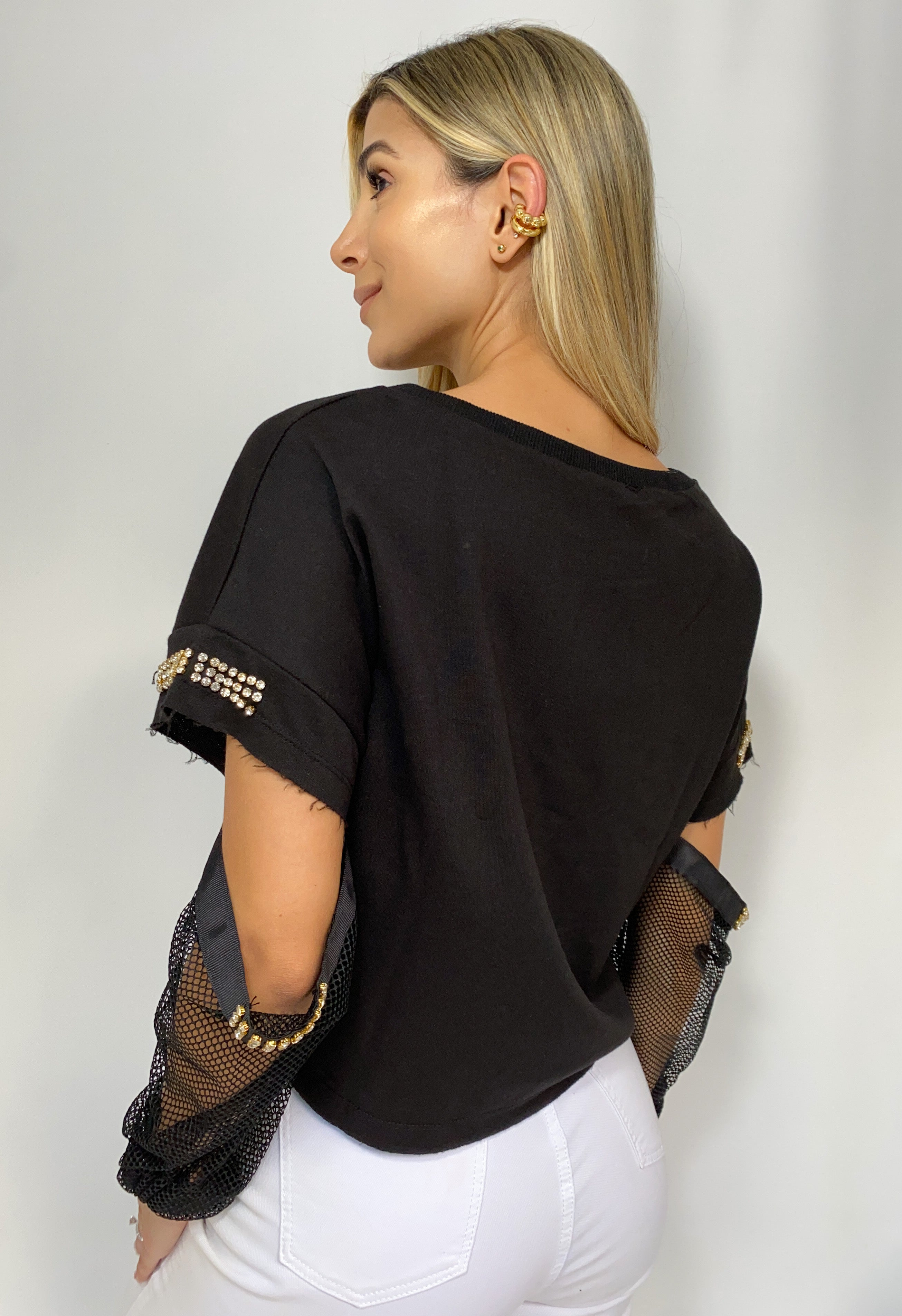 Buso aplique circulo gorra