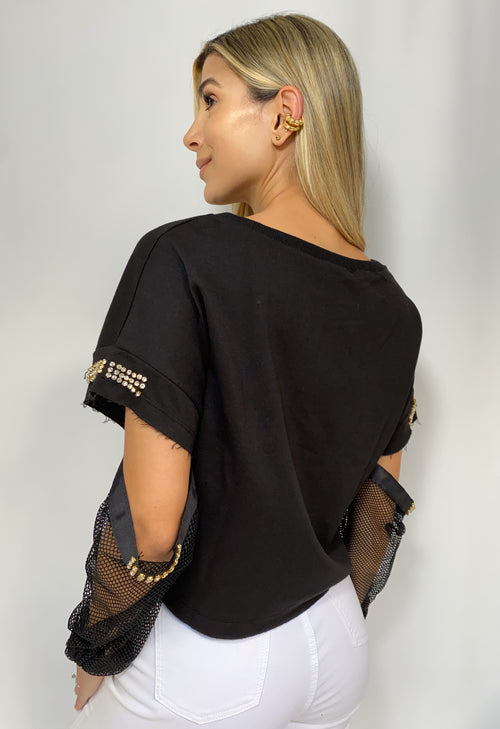 Buso aplique circulo gorra